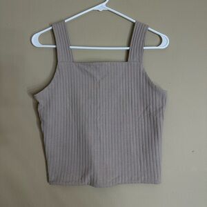 So size large crop top light purple color